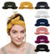 DRESHOW 8 Stück Damen Turban Stirnbänder Headwraps Haarbänder Bögen Haarband Zubehör Stirnband für Damen