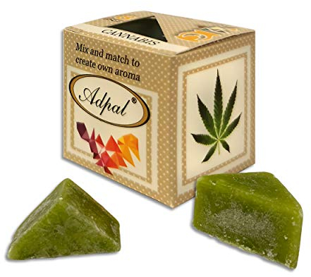 Wohnkult Duftwachs 8 Stück je Packung 30 Düfte Aroma Schmelzwachs Wax Aromatic Duftkerze (Cannabis)