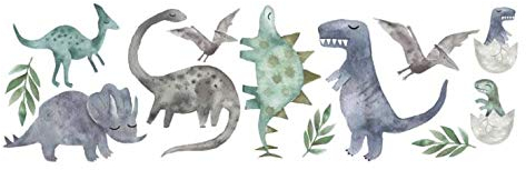 Lustiger Dinosaurier-Wandaufkleber, dekorativer vulkanischer Wandaufkleber, entfernbare Wandaufkleber für Kinder, Mädchen und Jungen, Raumdekoration