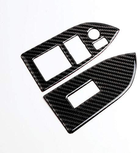CarWorld Für Subaru BRZ, für Toyota 86, Car Interior Refit Carbon Fiber Window Lift Button Dekorativer Rahmen TRD STI Modification Sticker