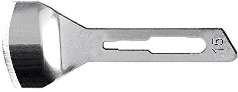 10 Stk, Nr.15 Hohlmeißelklingen Fußpflege Klingen, Kosmetex