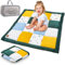 Krabbeldecke Spielmatte Krabbelmatte für Baby Kinder - Babies Patchworkdecke Bodenmatte Spieldecke Play Mat für Kinderzimmer und Laufgitter 120x120 cm