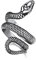Bestyle Ring für Herren Jungen Damen Punk Schlange Fingerring Edelstahl Kobra Ring Vintage Schlangenschmuck für Geburtstag Weihnachten Silber 64.7(20.6)