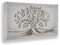 Giallobus - Quadro - 02 - Capezzale Moderno - Sacra Famiglia e Albero della Vita - Black&Gold - Tela Canvas Telaio Premium Alto Spessore - 140x70 - Pronto da Appendere - Quadri Moderni per la casa