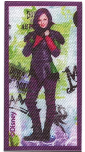 Disney © Descendants Die Nachkommen Mal steht - Aufnäher, Bügelbild, Aufbügler, Applikationen, Patches, Flicken, zum aufbügeln, Größe: 7,3 x 3,7 cm