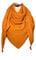 Musselintuch Schal Dreieckstuch Orange Brique Halstuch Damen XXL Uni Wickelschal Stola Tuch Handmade Schal einlagig