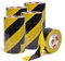 TAPEBEAR Ruban De Marquage Au Sol PVC, Ruban De Signalisation, Bande Adhésive Pour La Sécurité, Pour L'avertissement De Danger, Jaune/Noir, 2inch X 50yard,16Rouleaux