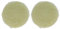 vhbw 2X Polierschwamm kompatibel mit Bosch PEX 300 AE, PEX 400 AE Exzenter- & Schwingschleifer - 12,5 cm Arbeitsdurchmesser, 16 g, beige