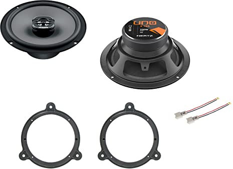 Superauto hi-fi Altoparlanti coassiali da 165 mm X165 + supporti casse Compatibile con Smart Fortwo w453 terza serie