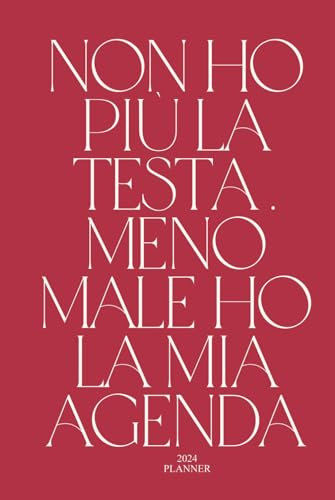 Agenda 2024 settimanale e planner: 12 Mesi 2024, Elegante e moderna, Copertina Rigida antigraffio