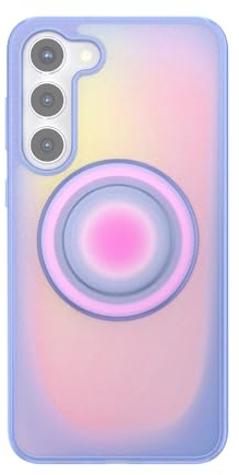 PopSockets-Hülle für Samsung Galaxy S23 Plus, kompatibel mit MagSafe, inklusive magnetischem PopGrip-Handyhalter, Handyhülle für Galaxy S23 Plus, Süßer Aura