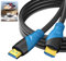 SRLWMYI Cavo HDMI 10 metri ad Alta Velocità 4K/60HZ 10M (HDMI 2.0, 18 Gbps) Connettori Placcati Oro, Supporto 3D per Gaming e Home Theater con Xbox Laptop PS4 PS9 PC HDTV proiettore