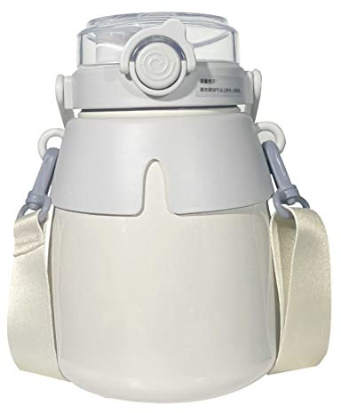 AXIKALB Bollitore Acqua Termica caffè tè Drink Bere Tazza 1L Bottiglia di Acqua Plastica Grande capacità Carino Portatile Tumbler Resistenza di Temperatura Studenti scuole Superiori