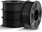 TECBEARS PLA Filament 1.75mm Bundle Schwarz, 4kg 3D Drucker Filament PLA, PLA 3D Filament Vakuumverpackung, Maßgenauigkeit +/- 0,02 mm, 1kg pro Spule (2.2lbs), insgesamt 4kg PLA Filament 3D-Druck