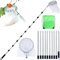 Apple Picker Fruit Grabber Tool Fruit Catcher Berry Picker with 4M Telescopic Stainless Steel Pole & Storage Bag Fruit Picker for Getting Peach Fruit Tree Picker for Picking Apple Orange Pear Etc