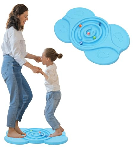 Balance Board Kinder Wackelbrett Balancierbrett Rutschfestem Balancieren Kinder für Indoor Outdoor Spiel und Training Förderung von Balancev Koordination