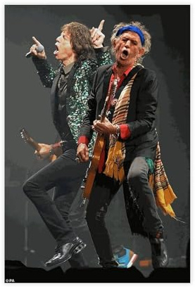 VGDFH Leinwand-Poster, Motiv: Rock-Gitarrist, Keith Richards, Wandkunst, Dekordruck, Bild Gemälde für Wohnzimmer, Schlafzimmer, Dekoration, 40 x 60 cm