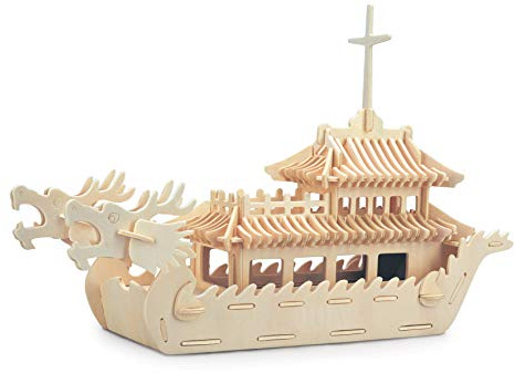 Quay Dragon Boat Woodcraft Construction Kit FSC