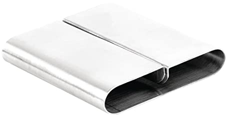 Olympia Menu Card Holder with Rounded Design Made of Stainless Steel A5 Size