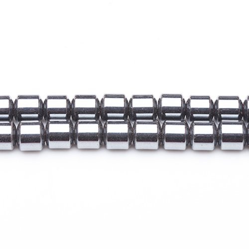 Grey Hematite Magnetic Beads Drum 6mm Strand of 69+