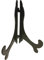 Bulk Hardware Plate Stands to Fit Plates 150mm-250mm (6-10 Inch) Black Plastic 2 Stands