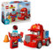 LEGO DUPLO Disney e Pixar Mack al Circuito, Giochi per Bambini e Bambine da 2 Anni con Camion Giocattolo Rosso da Costruire, Veicolo Autocarro Personaggio del Film, Regalo di Compleanno 10417