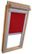 Hochwertiges Verdunkelungsrollo Rollo mit Seitenschienen für Velux DKL Y-EP VL Y,VU Y,VK,VKU Y85 weinrot // Verdunkelungsrollo/Verdunkelungs-Rollo/Fensterrollo