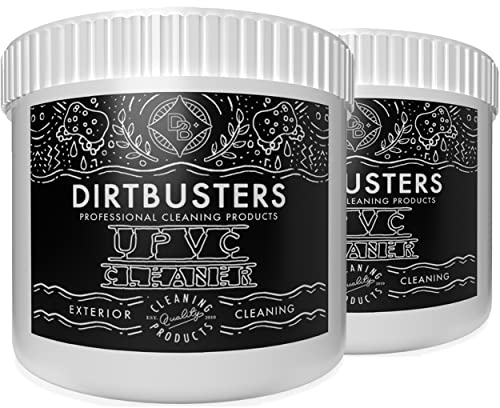 Dirtbusters UPVC PVCU Cleaner & Restorer - For Door, Window Frame, Conservatory, Garden Furniture, Facias, PVC & Plastic (2x500g)