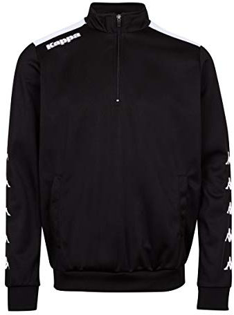 Kappa Sacco Sweatshirt, Unisex Erwachsene, Unisex – Erwachsene, Sacco, Schwarz