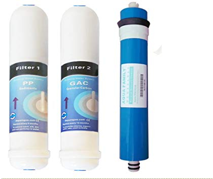 Depurtek Set mit 2 Filtern und Osmose-Membrane, für Aquarien