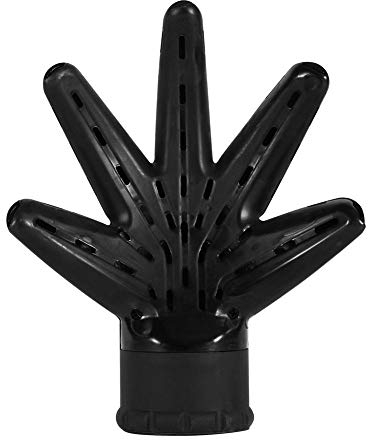 Handform Haartrockner Diffusor Diffusor für Haartrockner Universal Diffusor für Locken, Haar, Dry und Gain Grande Volume, Schwarz