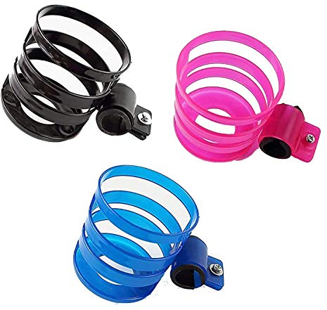 2X Flaschenhalter Trinkflaschenhalter Fahrrad Getränkehalter Dosenhalter F2, Farbe:2X Rosa