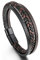 Branets Men's Leather bracelet in Brown, Cowhide Leather Genuine Women Unisex Cuff Wrap Bracelet Multi-Layer Magnetic Clasp Rope Wristband for Men and Women
