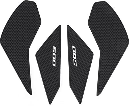 Bruce & Shark Adesivo protezione serbatoio moto, adesivo moto antiscivolo con lato Adatto per Hon-da Cbr500R Cb500R Cb500F 2019-2021