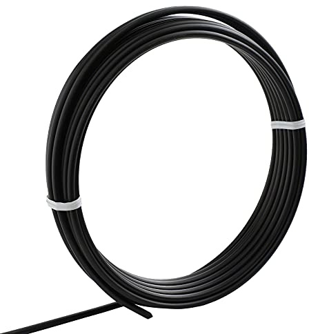 Wazakura Aluminium Bonsai-Trainingsdraht 150 g, Hergestellt in Japan, Zweig und Stammformung - 3,5 mm Schwarz