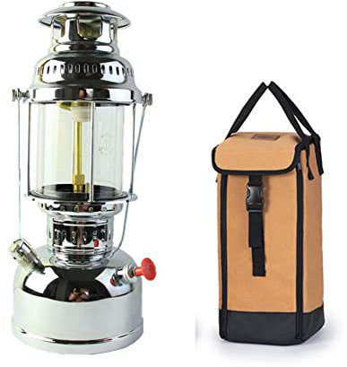 Cakunmik Antike Petroleumlampe Rundkörper, Haushalt Notlampe Stromausfall Klassische Kerosin Lampenregler Einstellbar Dochtleistung Klassische Öllampe,