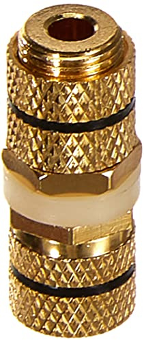 Delock Audio Adapter Polklemme zu Polklemme zum Einbau Farbring schwarz