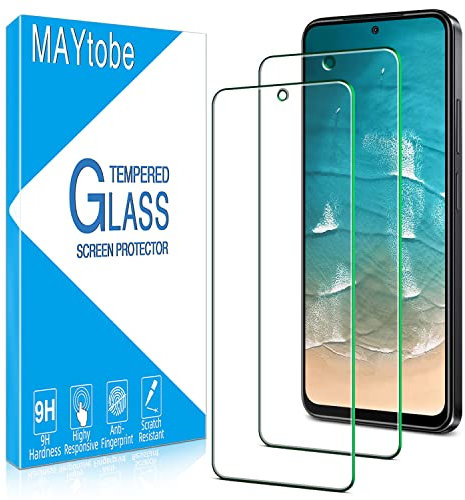 MAYtobe 2 Unidades Protector de Pantalla para Xiaomi Redmi Note 11, Note 11S, Cristal Templado Versión mejorada, Antiarañazos, Sin Burbujas, Dureza 9H, 0.33 mm Ultra Transparente, Ultra Resistente