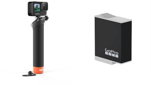 GoPro The Handler (Floating Hand Grip) - Official Accessory, Enduro Rechargeable Battery (HERO12/HERO11/HERO10/HERO9) - Black