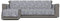 Italian Bed Linen Glamour, Rutschfester Sofabezug mit Halbinsel SX, dunkelblau, 240 cm