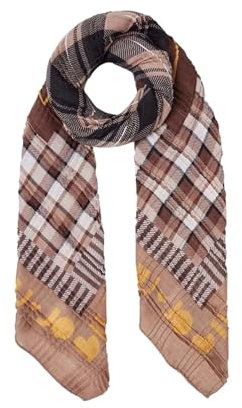 Foulard check Liu Jo better ECS cammello C24LJ33 2F3132 T0300 MARRONE
