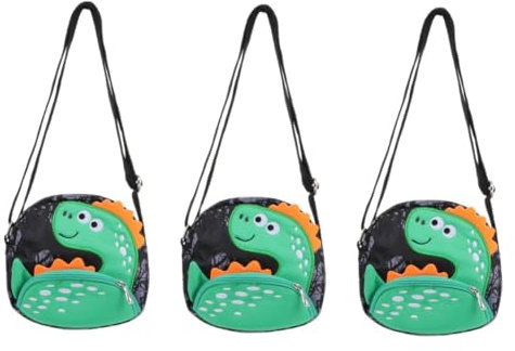 SHERCHPRY 3 Stk Dinosaurier-umhängetasche Crossbody-handytasche Dino-crossbody-geldbörse Süße Handytasche Damen Umhängetasche Geschenk Mädchen Oxford-stoff Fräulein Aufbewahrungstaschen