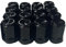 Car Alloy Wheel Nuts Bolt Set of 16, Size 14 mm x 1.5, Tapered Seat, 19mm Hex, Rustproof, Black For Ford Transit Custom Tourneo Aftermarket Wheels-DC Components
