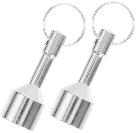 BESTYASH 2 Stück Magnet Schlüsselanhänger Goldtester Silbertester Schmuck Tester Zum Prüfen Von Echtheit Kompakt Tragbar Für Alltag Und Reise