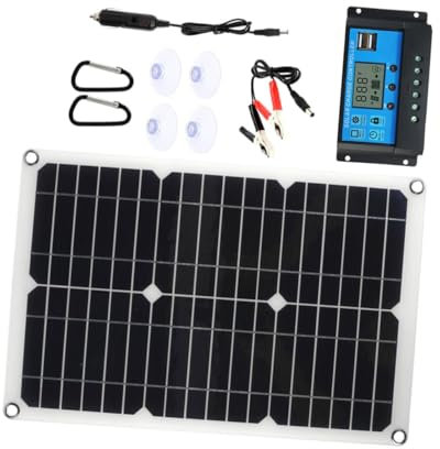 INOOMP Flexibles Solarpanel Kit Mit Laderegler Tragbares Solar Ladegerät Für Auto Und Boot 20v/18v Usb Dual Port Langlebiges Solarstrommodul Für Mobiles Laden