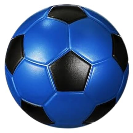 Mini Soccer Ball for Kids & Adults – Soft, Durable Football for Practice, Training & Play – Ideal for Indoor and Outdoor Fun – Multi-Colour Design 15cm (Blue)