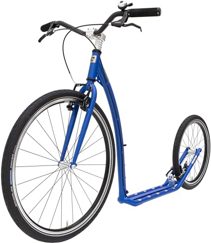 KOSTKA Tour MAX (G6) bis 150 kg, Kickscooter mit Luftreifen 26/20 - Roller Scooter für Erwachsene, Dogscooter