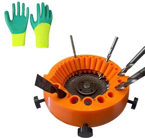 Afilador de brocas, accesorio universal para brocas de 2 a 13 mm, compatible con amoladoras eléctricas de 125 mm y tijeras de metal (2)