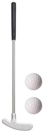 Putter club a due vie, putter minigolf a due vie per bambini, putter da golf con testa in lega di zinco, albero in acciaio inox TPRGrip, mazze da golf per bambini, ragazzi e adulti
