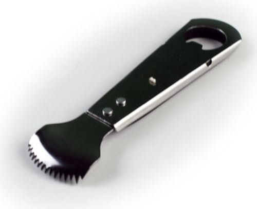 Small Size Handle Coconut Grater - Durable Sharp Stainless Steel Blade Shredder & Multi-Purpose Rasp for Easy Use Efficient Shredding Tool (Plastic handle & stainless steel)